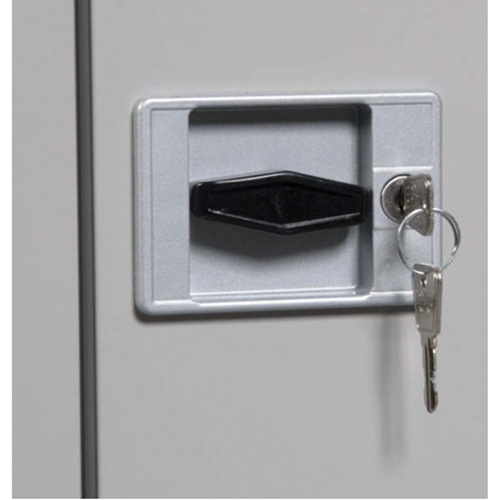 Armoires de rangement Hi-Boy profondes, Acier, 4 Tablettes, 72" h x 36" la x 24" P, Charbon Toolneeds Inc.