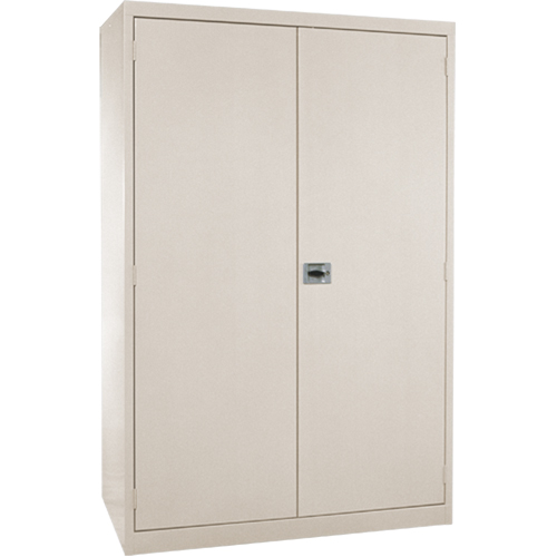 Deep Hi-Boy Storage Cabinet, Steel, 4 Shelves, 72" H x 36" W x 24" D, Beige Toolneeds Inc.