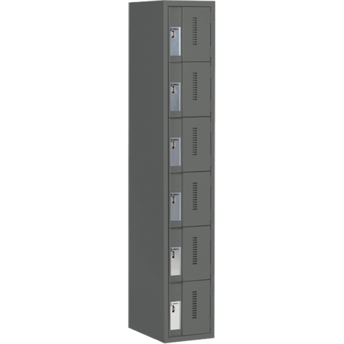 Casiers robustes Concorde, 6 niveaux, 12" x 18" x 72", Acier, Charbon, Soud&eacute; (assembl&eacute;) Toolneeds Inc.