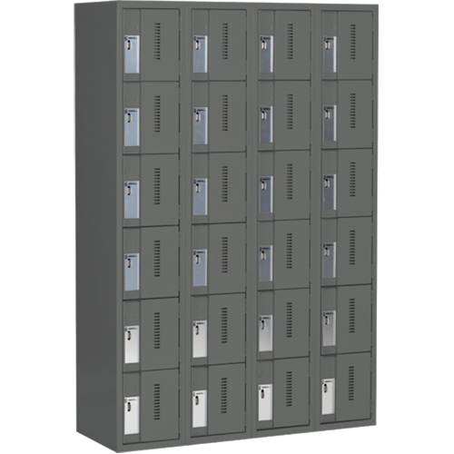 Casiers robustes Concorde, 6 niveaux, Bloc de 4, 48" x 18" x 72", Acier, Charbon, Soud&eacute; (assembl&eacute;) Toolneeds Inc.