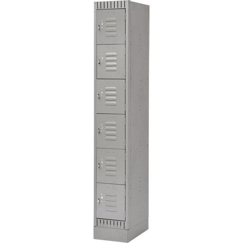 Casiers, 6 niveaux, 12" x 18" x 76", Acier, Gris, D&eacute;mont&eacute; Toolneeds Inc.