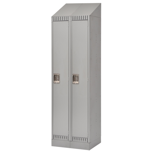 Casiers, Bloc de 2, 24" x 18" x 86", Acier, Gris, D&eacute;mont&eacute; Toolneeds Inc.