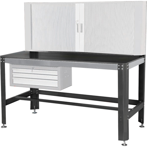 Work Bench, Laminate Surface, 26" W x 30" D x 63" H Toolneeds Inc.