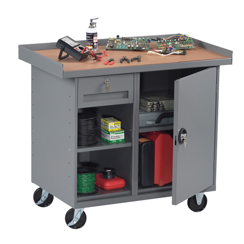 Mobile Workbench Cabinet, Laminate Surface Toolneeds Inc.