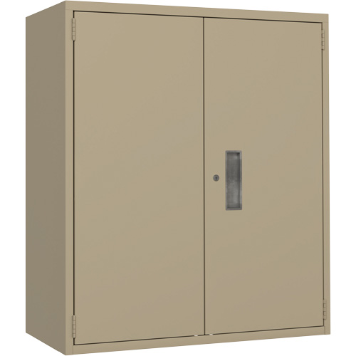 Lo-Boy Storage Cabinet, Steel, 2 Shelves, 40" H x 36" W x 18" D, Beige Toolneeds Inc.