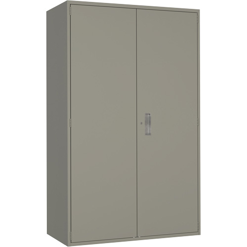 Armoire de rangement Hi-Boy tr&egrave;s large, Acier, 4 Tablettes, 72" h x 48" la x 24" P, Gris Toolneeds Inc.