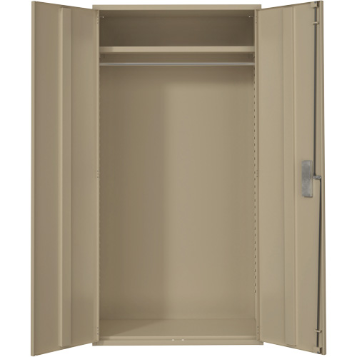 Armoire garde-robe, Acier, 36" la x 18" p x 72" h, Beige Toolneeds Inc.