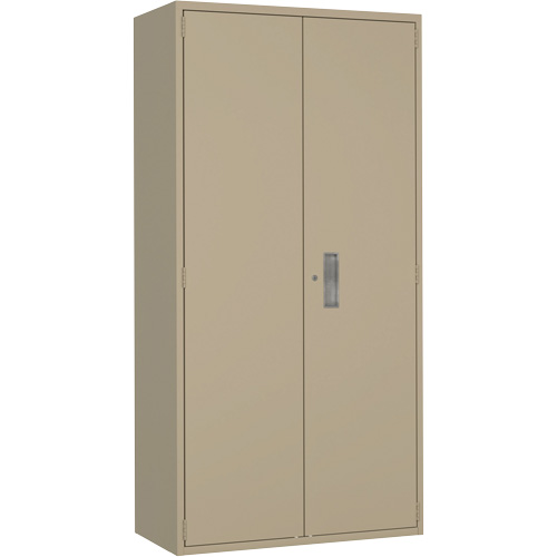 Armoire de rangements combin&eacute;s, Acier, 6 Tablettes, 72" h x 36" la x 18" P, Beige Toolneeds Inc.