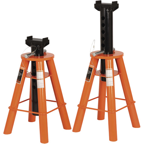 873A Low-Profile Truck Stand Set, 10 Tons Capacity, 20-1/2" - 30" H Toolneeds Inc.