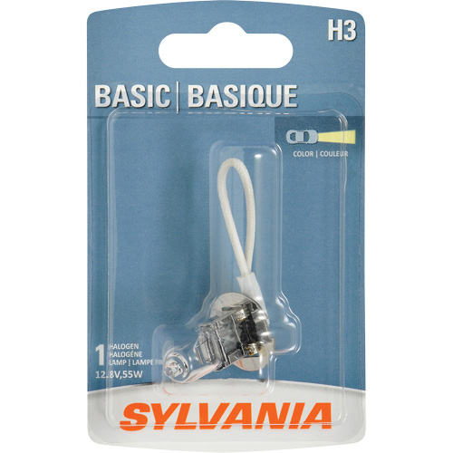 H3 Basic Headlight Bulb, Halogen, 45 W, Off White Toolneeds Inc.