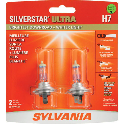 H7 SilverStar&reg; Ultra Headlight Bulb, Halogen, 56 W, Off White Toolneeds Inc.