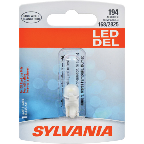 194 Mini Automotive Bulb, LED, 0.5 W/12.8 W, White Toolneeds Inc.