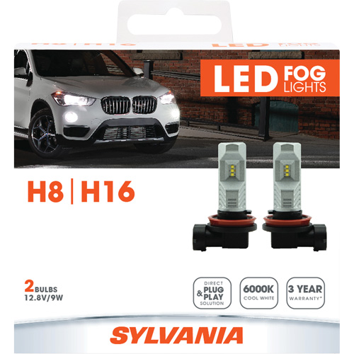 H8 Headlight Bulb, LED, 12.8 W/9 W, White Toolneeds Inc.