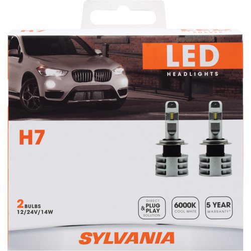 H7 Headlight Bulb, LED, 13.2 W/17 W, White Toolneeds Inc.