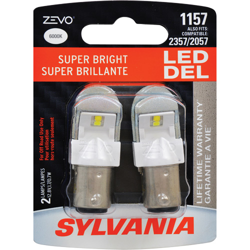 1157 Mini-ampoule automobile Zevo, DEL, 1,7 W, Blanc Toolneeds Inc.