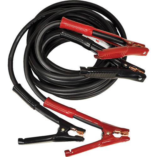 Super Heavy-Duty Booster Cable with Flexi-Spring Strain, 1/0 AWG, 800 A, 25' Cable Toolneeds Inc.