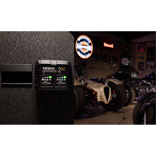 Chargeur de batterie 2 sorties de 4 A Genius 2X2 Toolneeds Inc.