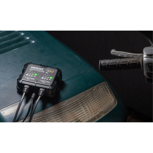 Chargeur de batterie 2 sorties de 4 A Genius 2X2 Toolneeds Inc.