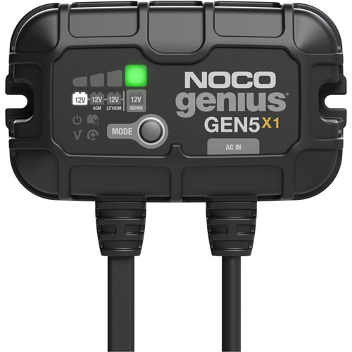 Genius&reg; Gen5X1 1-Bank, 5-Amp On-Board Battery Charger Toolneeds Inc.