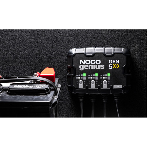 Genius&reg; Gen5X3 3-Bank, 15-Amp On-Board Battery Charger Toolneeds Inc.