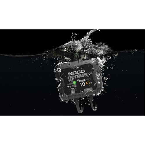 Chargeur de batterie embarqu&eacute; &agrave; 1 sortie de 10 amp&egrave;res GenPro10X1 Genius Toolneeds Inc.