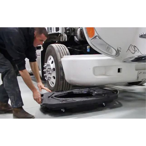 Bac de vidange d'huile pour camion &agrave; profil bas avec couvercle Toolneeds Inc.