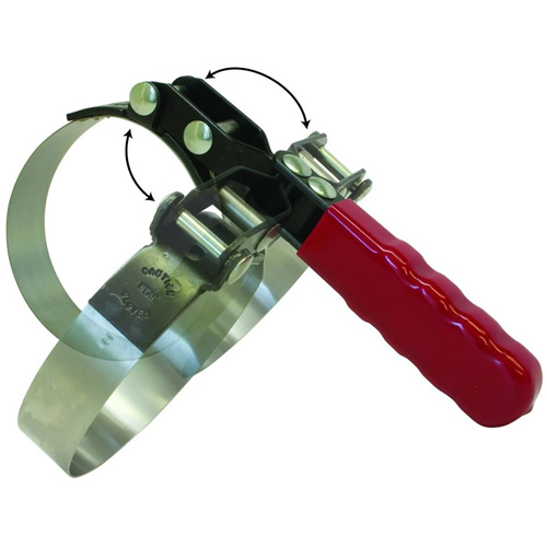 Standard Swivel Grip Oil Filter Wrench, 3-1/2" - 3-7/8" Filter Capacity Toolneeds Inc.
