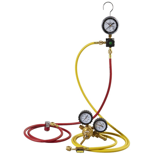 Ensemble pour test de fuite dazote pour climatisation automobile avec r&eacute;gulateur Toolneeds Inc.
