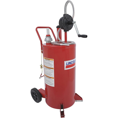 Chariot &agrave; carburant en acier de 25 gallons avec pompe rotative bidirectionnelle Toolneeds Inc.