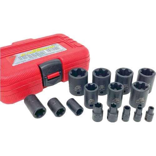 EP "Star" Plus Socket Set, 15 Pieces, 1/4"/3/8"/1/2" Drive Size Toolneeds Inc.