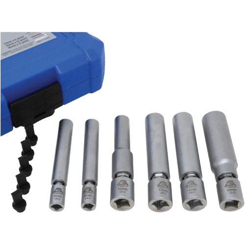 Jeu de douilles pour bougies d'allumage et bougies &agrave; incandescence 6 mcx Toolneeds Inc.