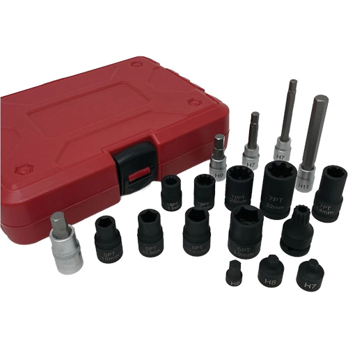 Jeu de douilles d'&eacute;triers de frein 18 mcx Toolneeds Inc.