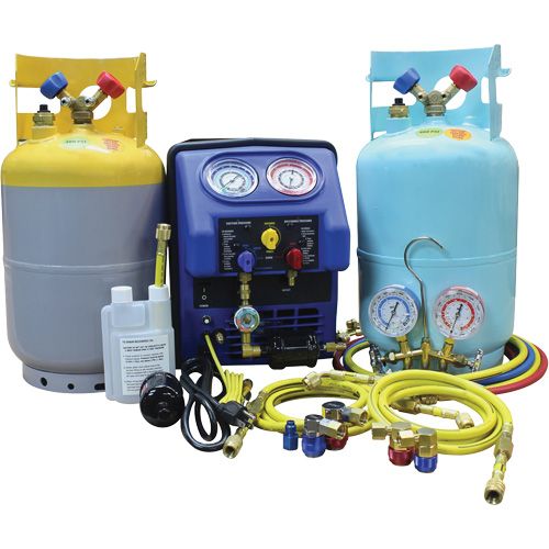 Ensemble complet de r&eacute;cup&eacute;ration pour climatisation R134A/R1234Yf Toolneeds Inc.