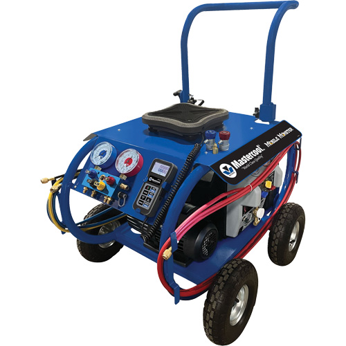 Station mobile robuste de r&eacute;cup&eacute;ration et de charge de r&eacute;frig&eacute;rant A/C automobile R134a  Mobile Monster Toolneeds Inc.