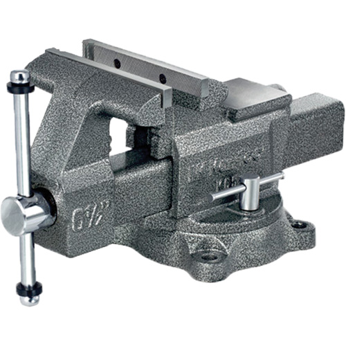K65 Professional Workshop Vise, 6-1/2" Jaw Width, 3-7/8" Throat Depth, Swivel Base Toolneeds Inc.