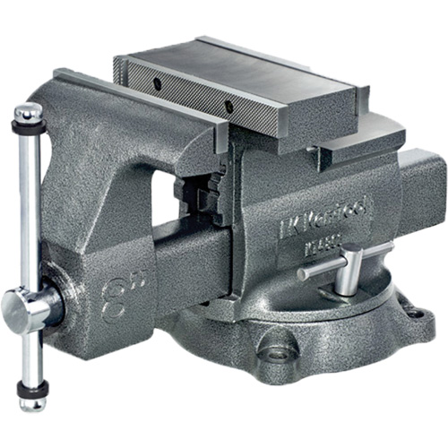 KT4800 Professional Reversible Mechanics Vise, 8" Jaw Width, 4-7/8" Throat Depth, Swivel Base Toolneeds Inc.