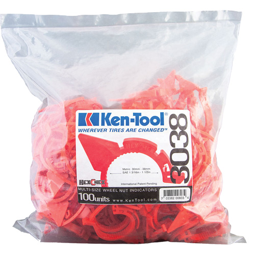 HexChex Multi-Size Loose Wheel Nut Indicator Toolneeds Inc.
