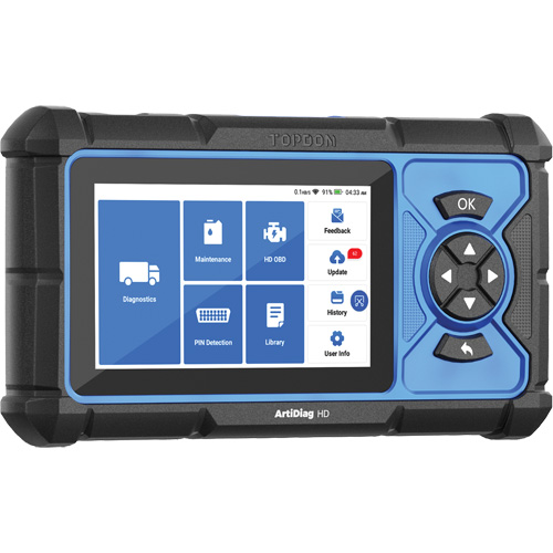 Outil de diagnostic robuste 5" ArtiDiag HD avec fonctions d'entretien Toolneeds Inc.