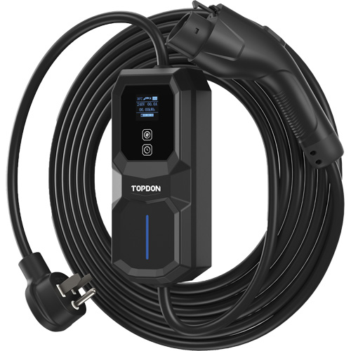 Fiche NEMA 6-50 portable PulseQ AC, 32 A, Niveau 2 CA, Connecteur Type 1 (SAE J1772) Toolneeds Inc.