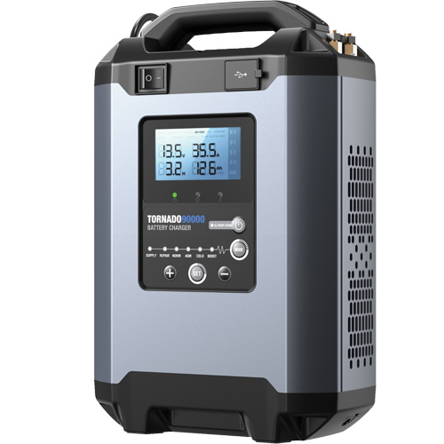 Alimentation stable 90 A et chargeur intelligent 12 V/24 V Tornado90000 Toolneeds Inc.