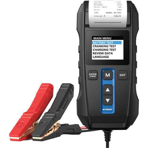 BT300P Battery, Charging & Cranking System Tester with Printer Toolneeds Inc.