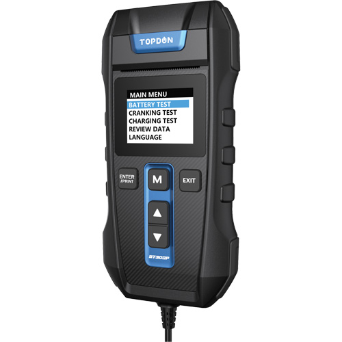 BT300P Battery, Charging & Cranking System Tester with Printer Toolneeds Inc.