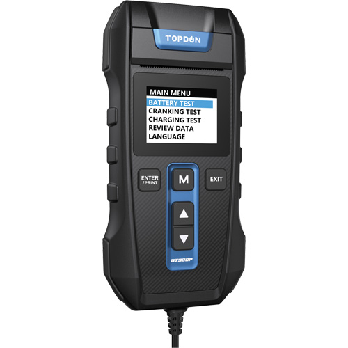 BT300P Battery, Charging & Cranking System Tester with Printer Toolneeds Inc.