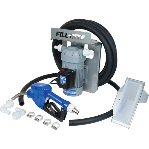 Pompe de transfert de fluide d'&eacute;chappement diesel (DEF) 115 V CA avec support pour cuve GRV et pistolet Toolneeds Inc.