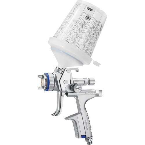 Pistolet de peinture 5000 B HVLP avec buse 1,4 et trois godets polyvalents RPS 0,3 l/0,6 l/0,9 L, Entr&eacute;e d'air 1/4" NPT, 15,19 pi³/min, Capacit&eacute; 0,3 L/0,6 L/0,9 L, 0,17 psi Toolneeds Inc.