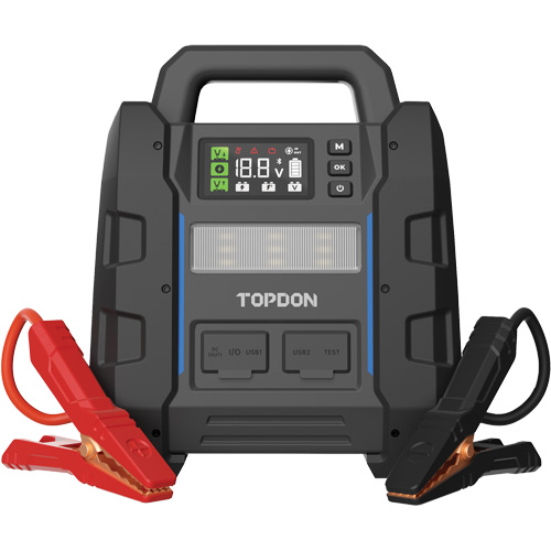 V4500 2-en-1: d&eacute;marreur de secours de 4500 A de pointe, batterie & testeur de syst&egrave;me Toolneeds Inc.