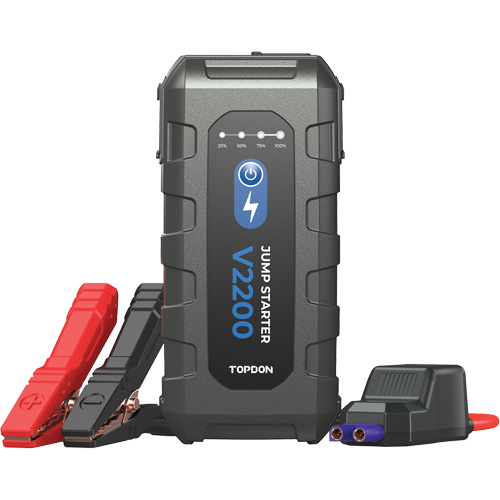 Survolteur, banque d'alimentation et lampe de poche V2200 Toolneeds Inc.