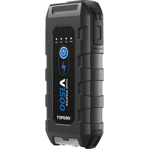 D&eacute;marreur d'appoint, survolteur, banque d'alimentation et lampe de poche V1500 Toolneeds Inc.