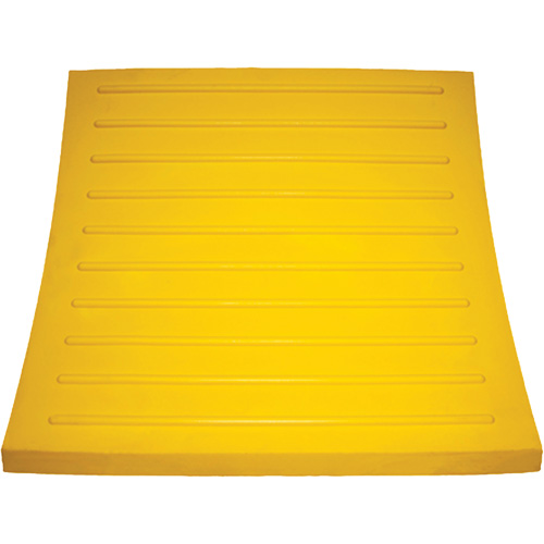 Wheel Chock, Polyurethane, Yellow, 15-1/4" W x 12-1/8" D x 10-3/4" H Toolneeds Inc.