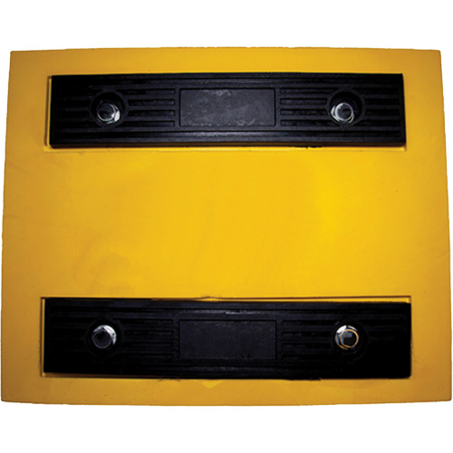 Wheel Chock, Polyurethane, Yellow, 15-1/4" W x 12-1/8" D x 10-3/4" H Toolneeds Inc.